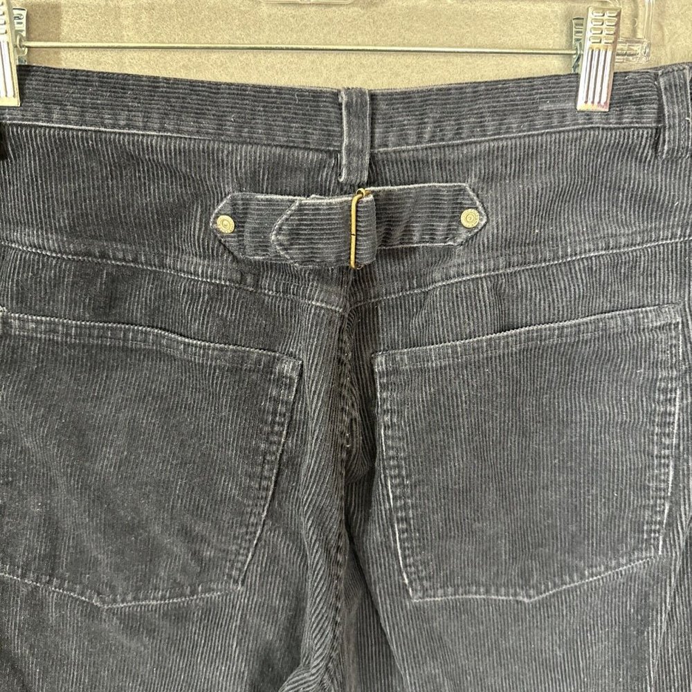 CJ Banks Dress Pants Womens Plus 14W Average Blue Corduroy Career  100% Cotton - Picture 8 of 10